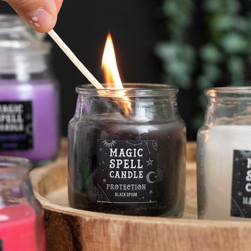 Spell Candle Jar- Perfect Gift - for Love, Happiness, Friendship, Luck - Multi