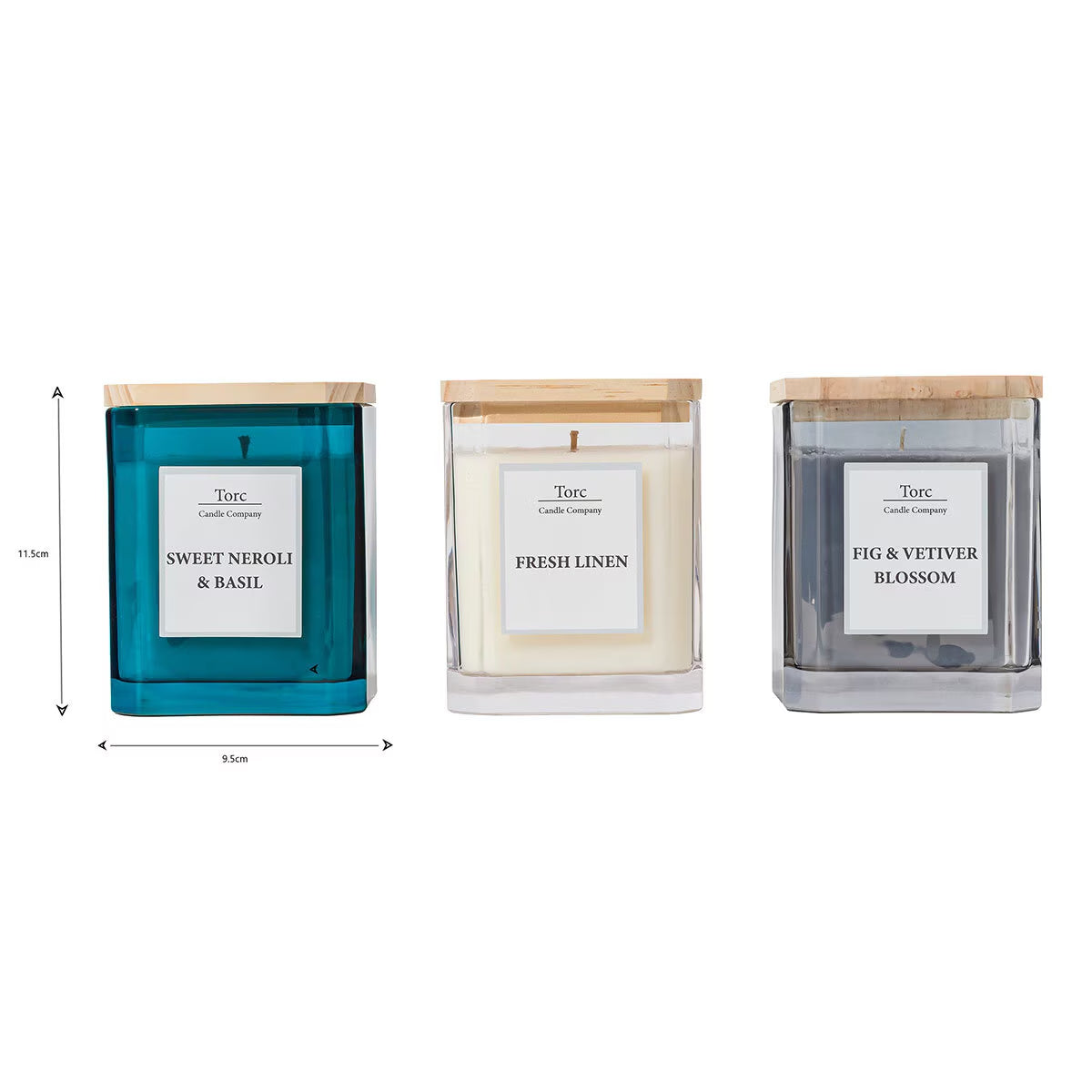 Fragranced Candle, 3 Pack