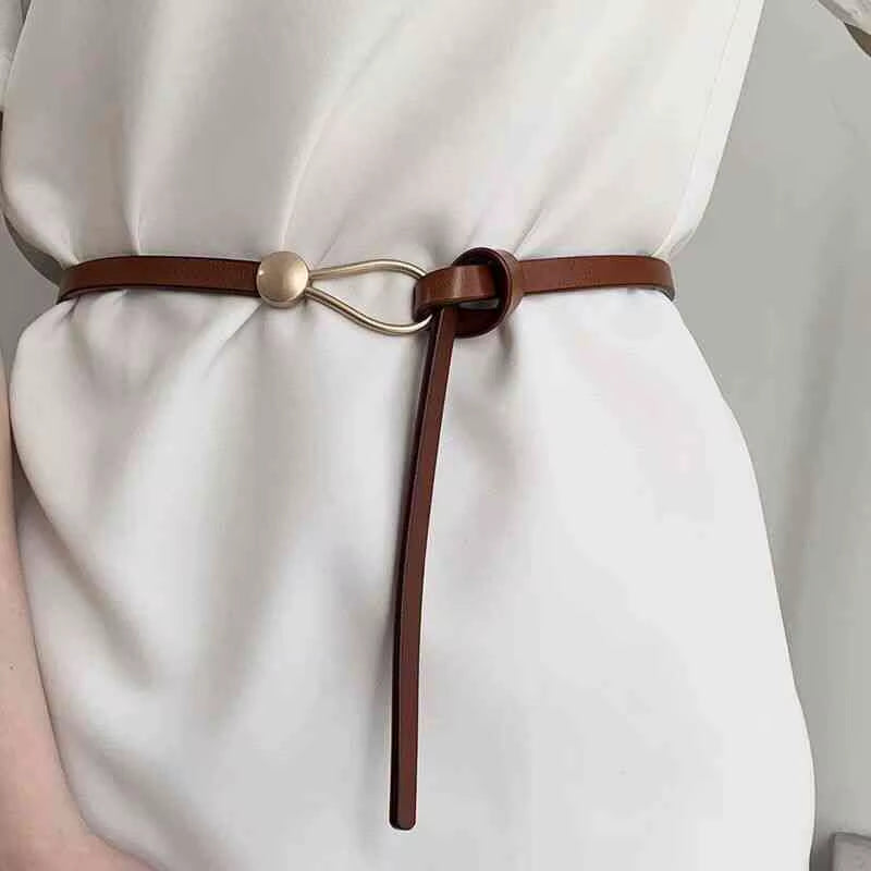 Double Ring Belts for Women Fashion Dress Jeans Belt PU Leather Metal Buckle Heart Pin Waist Belts Lady Girls Leisure Waistband