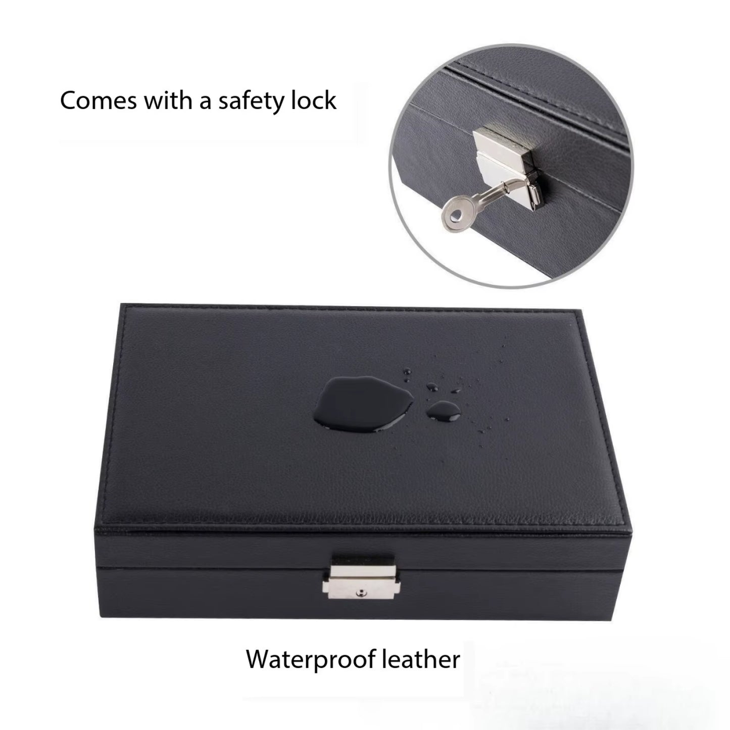 Double-Layer Jewelry Storage Box Portable Travel Jewelry Holder Organizer Storage Ring Necklace Jewellery Jewlery Display