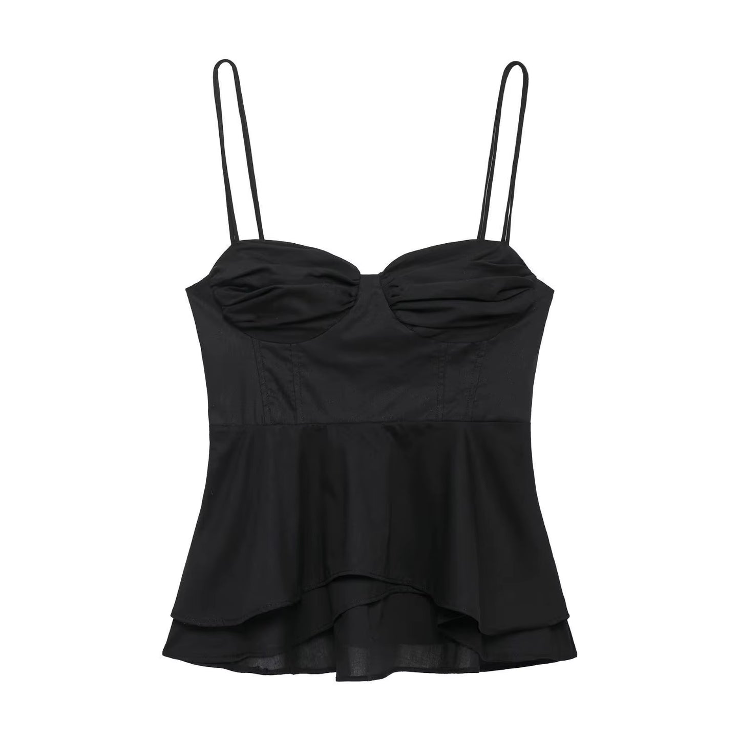 Black Corset Crop Top Woman Summer Camisole Backless Top Women Sleeveless Bustier Top Woman 2025 Sexy Beach Tops for Women
