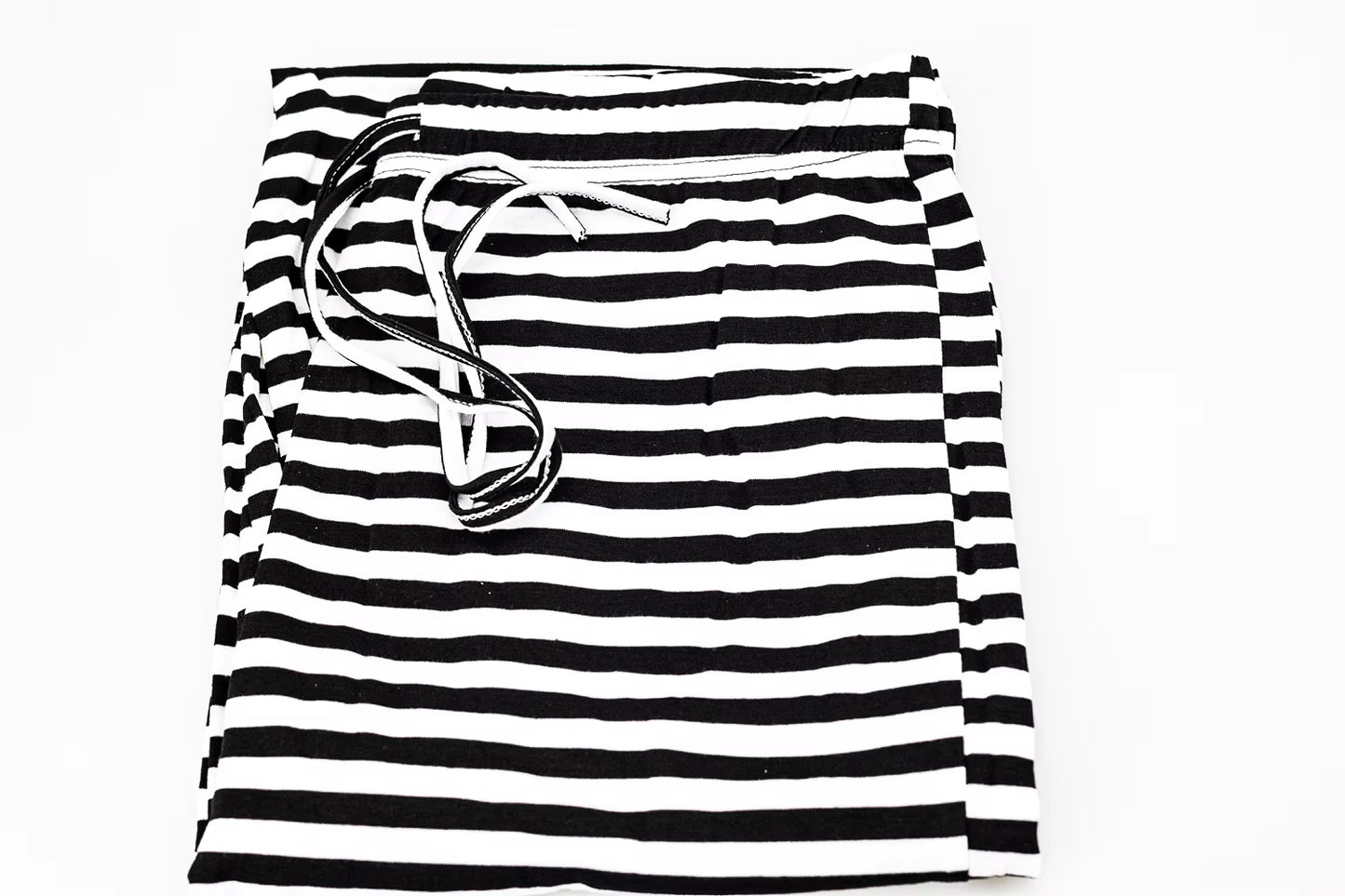 Pyjama Pants Woman Comfortable Cotton Sleep Striped Floor-Grazing Pajama Pants Sumptuous Loungewear Drawstring Pyjamas Bottoms