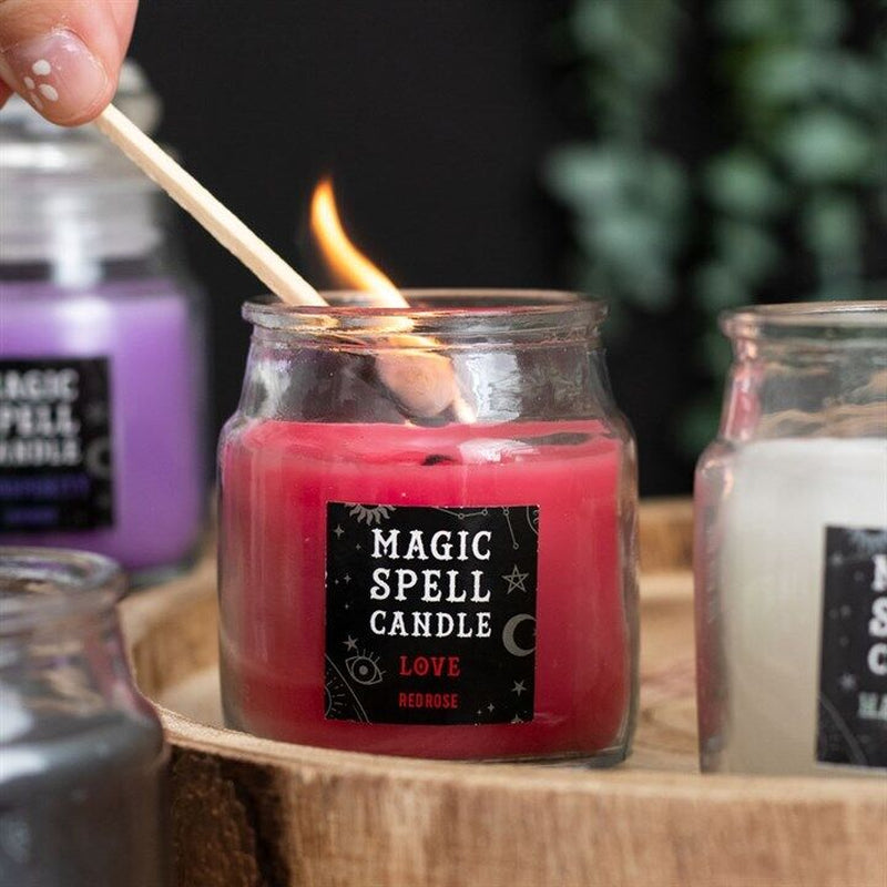 Spell Candle Jar- Perfect Gift - for Love, Happiness, Friendship, Luck - Multi