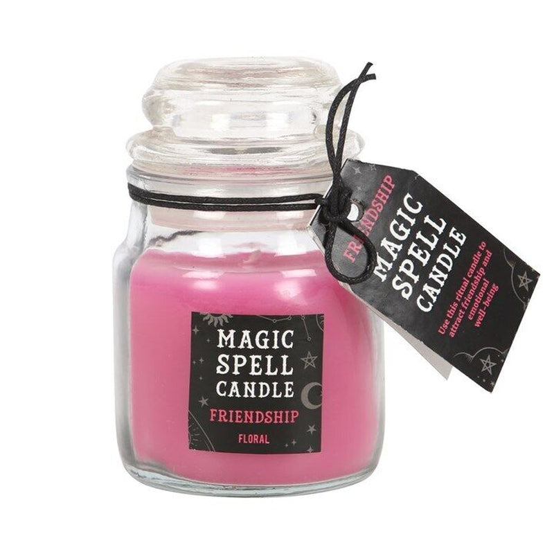 Spell Candle Jar- Perfect Gift - for Love, Happiness, Friendship, Luck - Multi