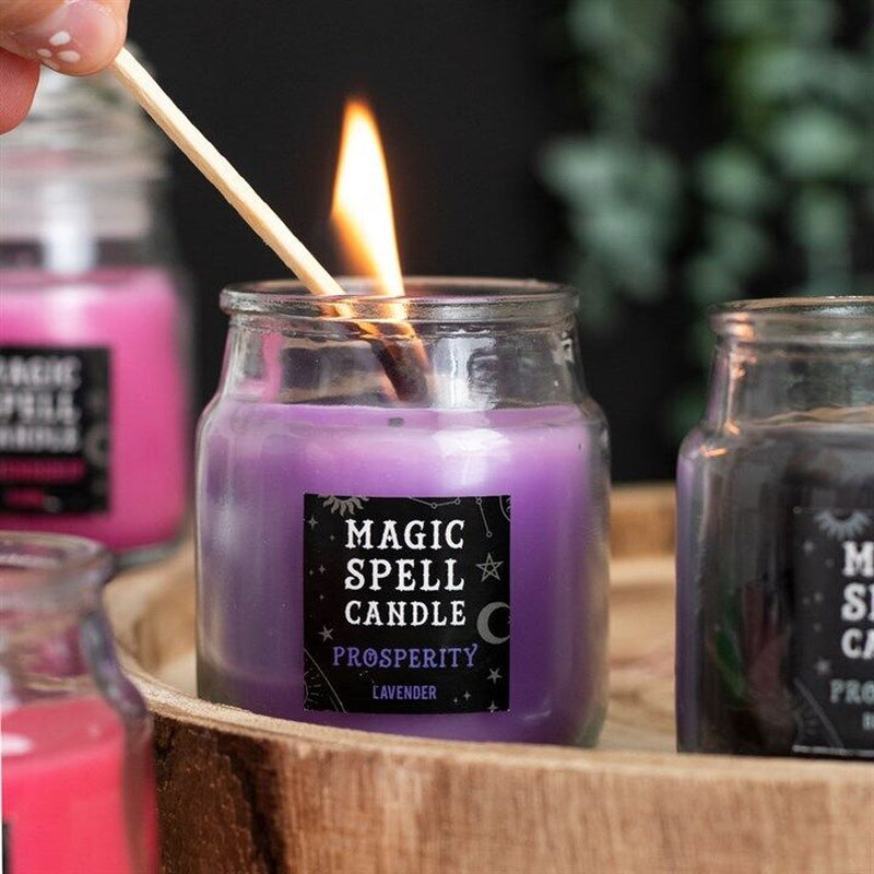 Spell Candle Jar- Perfect Gift - for Love, Happiness, Friendship, Luck - Multi