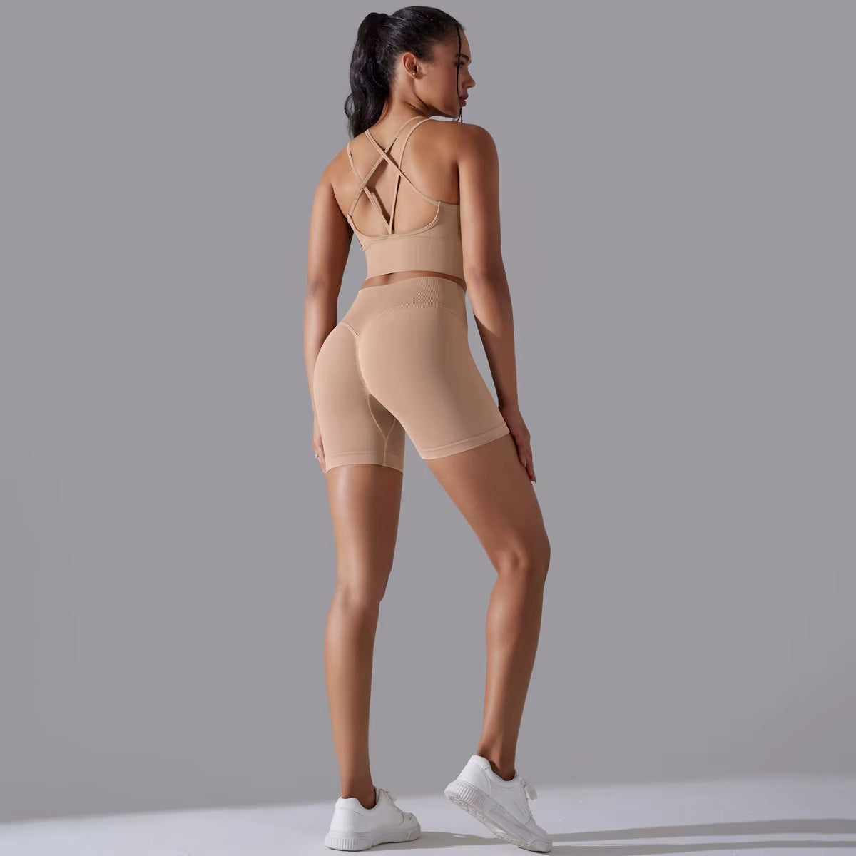 Sexy Yoga Sets Women'S Tracksuit Seamless Sport Suit Running Workout Sportswear Gym Clothing Leggings Bra Fitness Suits 2 Pieces