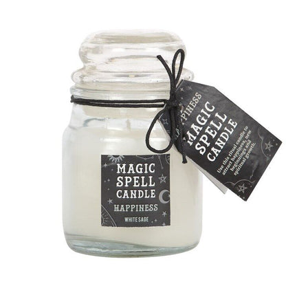 Spell Candle Jar- Perfect Gift - for Love, Happiness, Friendship, Luck - Multi