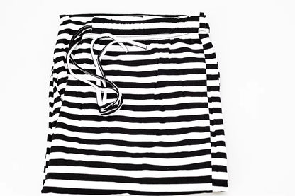 Pyjama Pants Woman Comfortable Cotton Sleep Striped Floor-Grazing Pajama Pants Sumptuous Loungewear Drawstring Pyjamas Bottoms
