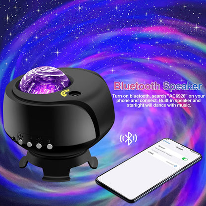 The Largest Coverage Area Galaxy Lights Projector 2.0, Star Projector, with Chan