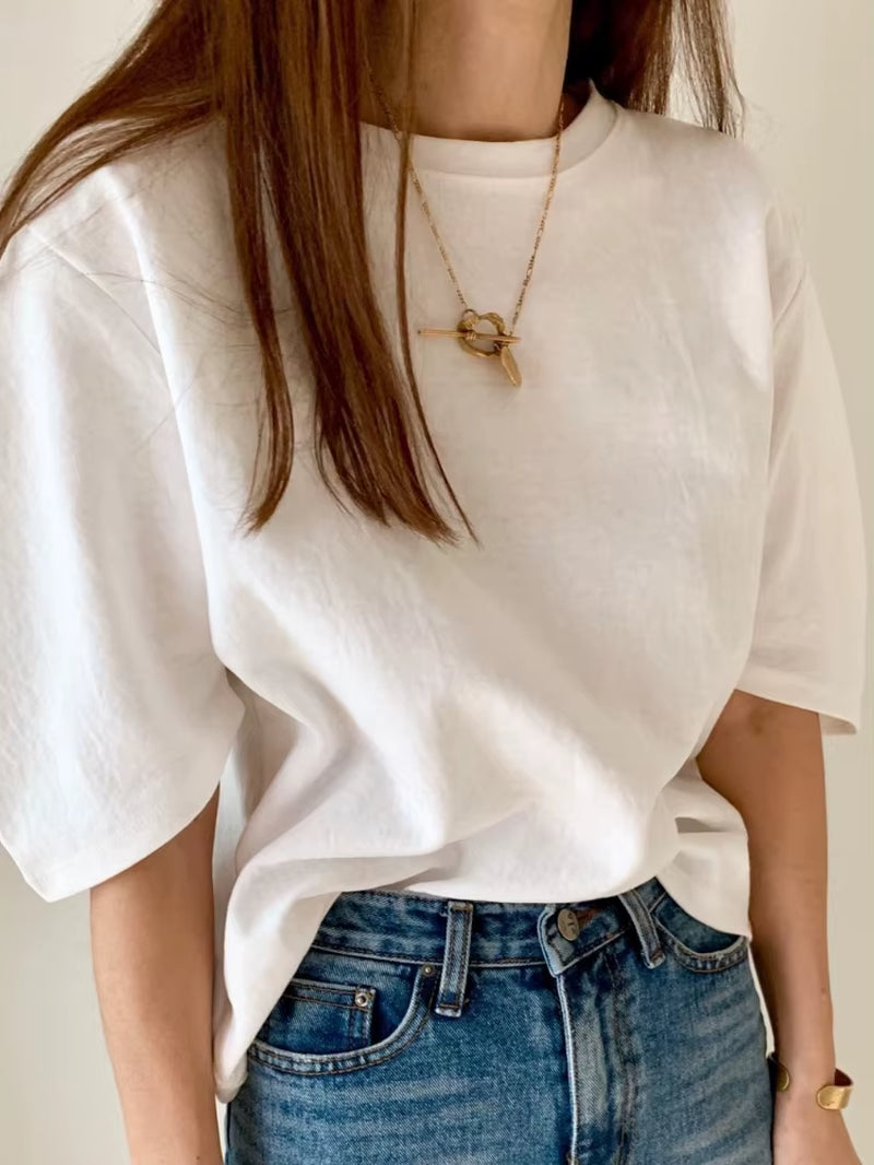 4 Colors Summer T Shirt Women Cotton Tee Woman Clothes Oversize Tops Pink White Tshirt Loose Maxi Female Short Sleeve Tee Y2K